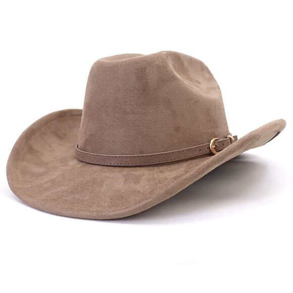 6268 Cowboy Hat Cowgirl Men\'s & Women\'s Wide Brim Felt Fedora main image 5